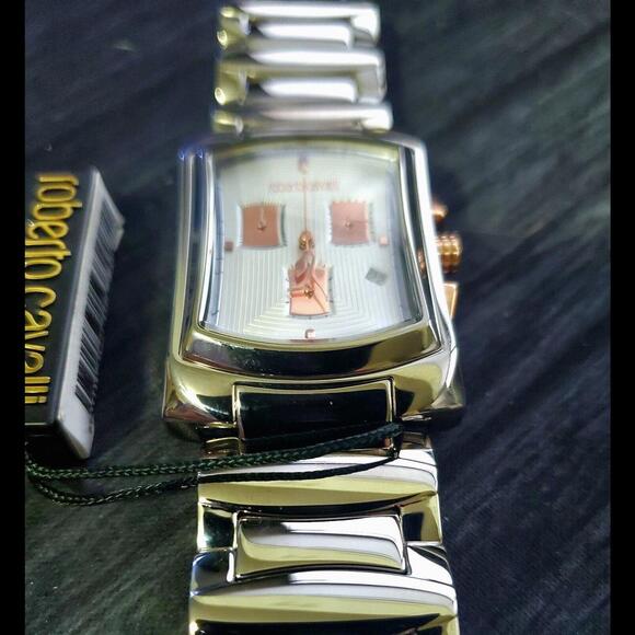 NEW Roberto Cavalli SS Rose Tomahawk Men's Chronograph‎ Watch - Picture 4 of 10
